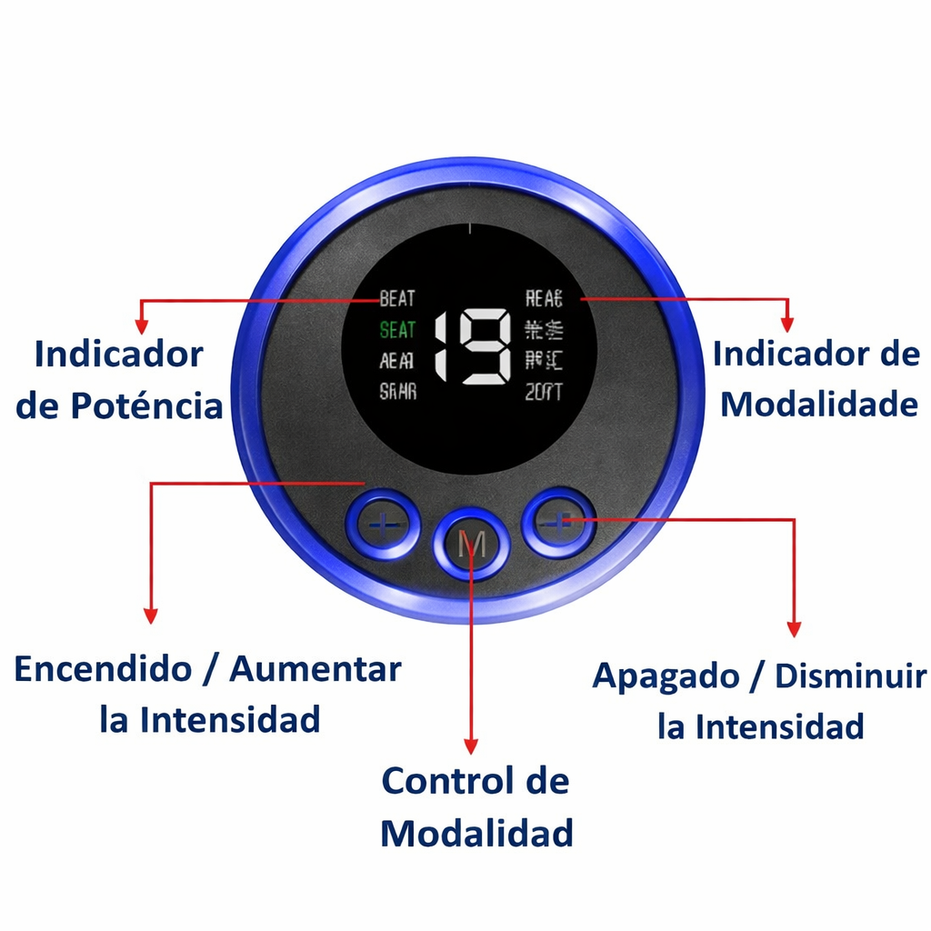 PocketTherapy - Massageador Portátil EMS
